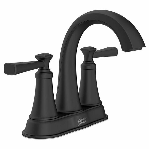 American Standard Glenmere Matte Black Two-Handle Bathroom Sink Faucet 4 in. 1011922430